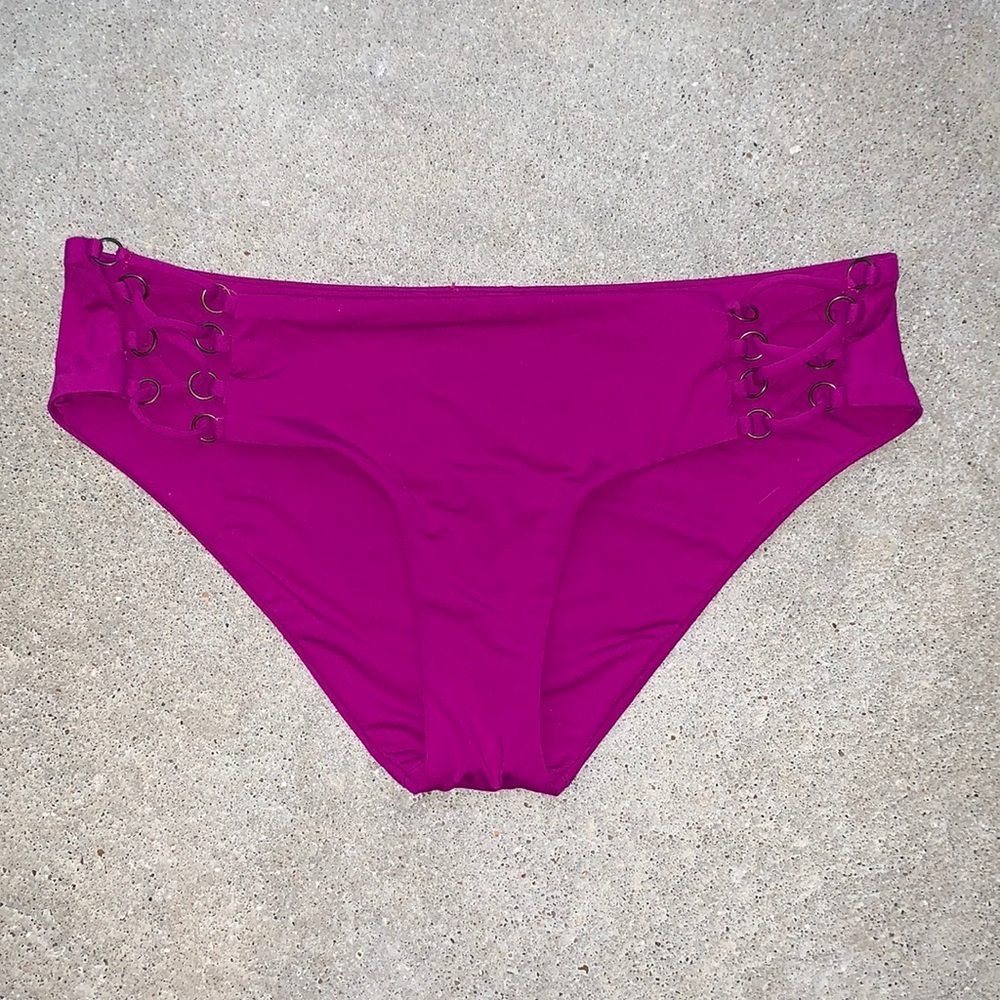 Fuschia Bikini Bottoms from The Buckle